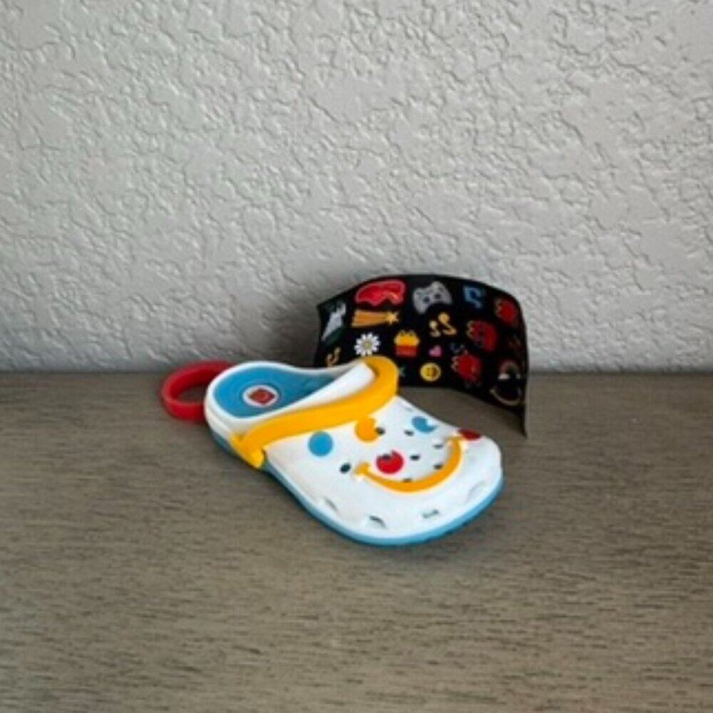2024 McDonalds‎ X Crocs Happy Meal Mini Crocs #1 Colorful Dots Key Chain